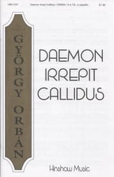 Daemon Irrepit Callidus SATB choral sheet music cover